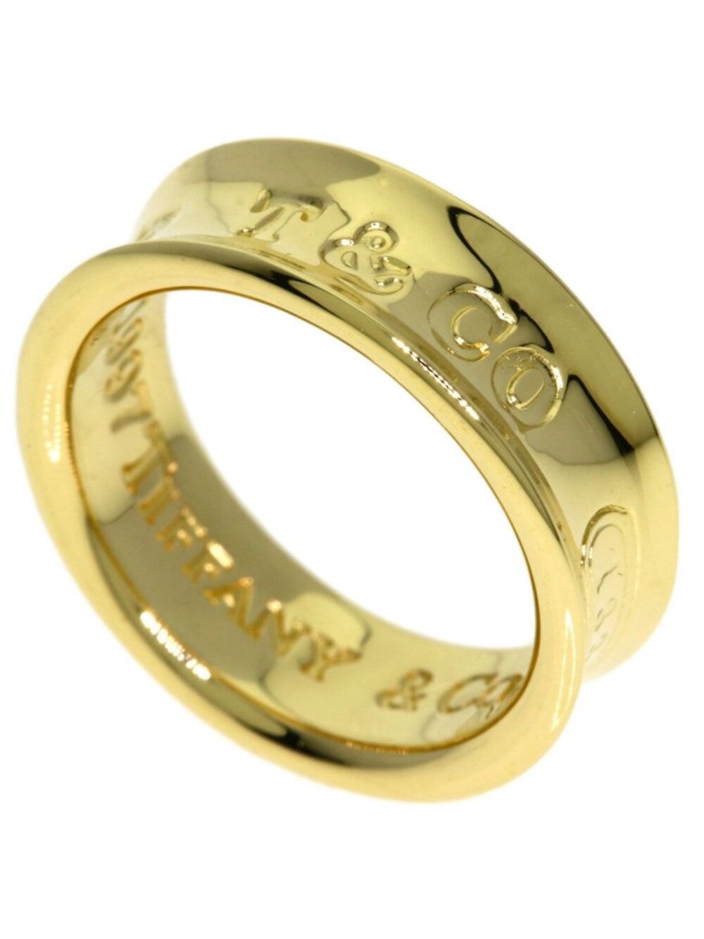Tiffany & Co 1837 Ring 18k Yellow Gold